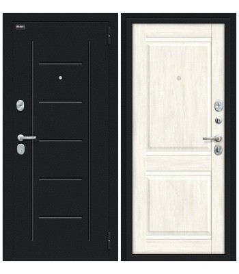 Входная дверь Браво Некст Kale Букле черное/Nordic Oak