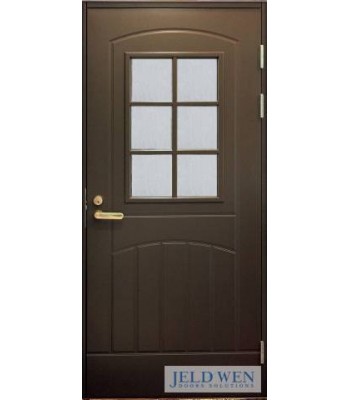 Входная дверь Jeld-Wen Function F2000 W71 коричневая