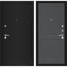 Входная дверь Лабиринт CLASSIC шагрень черная 11 - Графит софт