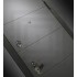 Входная дверь Лабиринт ART графит 01 - Беленый дуб, стекло черное