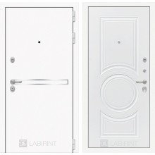 Входная дверь Лабиринт Лайн WHITE 23 - Белый софт