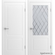 Межкомнатная дверь Лига Verona (Эмаль белая)