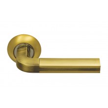 Ручка дверная Sillur 96 золото-бронза / хром / золото