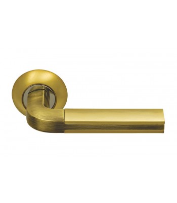 Ручка дверная Sillur 96 золото-бронза / хром / золото