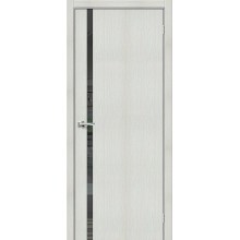 Дверь межкомнатная Браво-1.55 ДО Bianco Veralinga / Mirox Grey