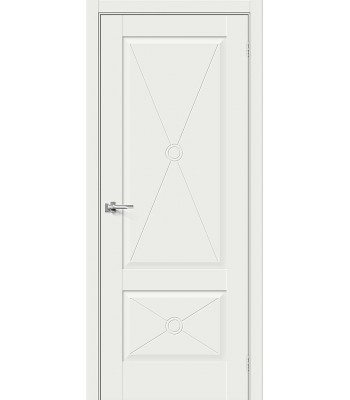 Дверь межкомнатная Браво Прима-12.Ф2 ДГ White Matt