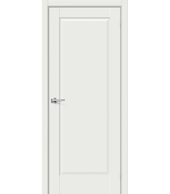 Дверь межкомнатная Браво Прима-10 ДГ White Matt
