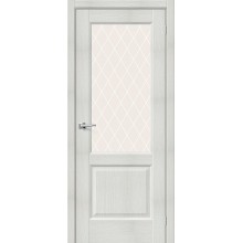 Дверь межкомнатная Браво Неоклассик-33 ДО Bianco Veralinga / White Сrystal