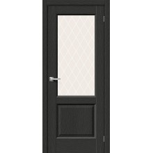 Дверь межкомнатная Браво Неоклассик-33 ДО Stormy Wood / White Сrystal