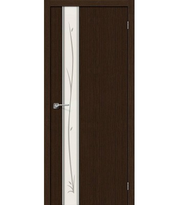 Дверь межкомнатная Браво Глейс-1 Twig 3D Wenge