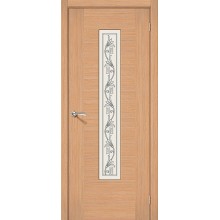 Дверь межкомнатная Браво Рондо ДО Ф-01 (Дуб) / Худ.