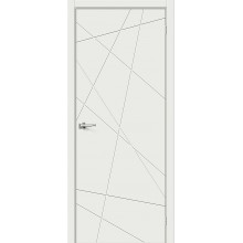 Дверь межкомнатная Браво Граффити-5 ДГ Super White