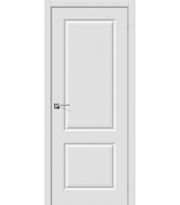 Дверь межкомнатная Браво Скинни-12 ДГ П-23 (Белый)